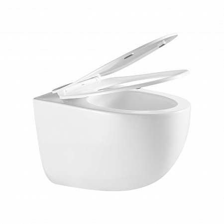 Подвесной унитаз безободковый Terminus Енисей Monolit 560х390 белый Миасс - фото 7